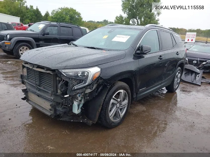 2020 GMC Terrain Awd Slt VIN: 3GKALVEV9LL115558 Lot: 40074177