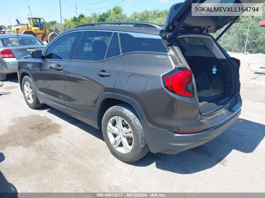 3GKALMEVXLL164794 2020 GMC Terrain Fwd Sle