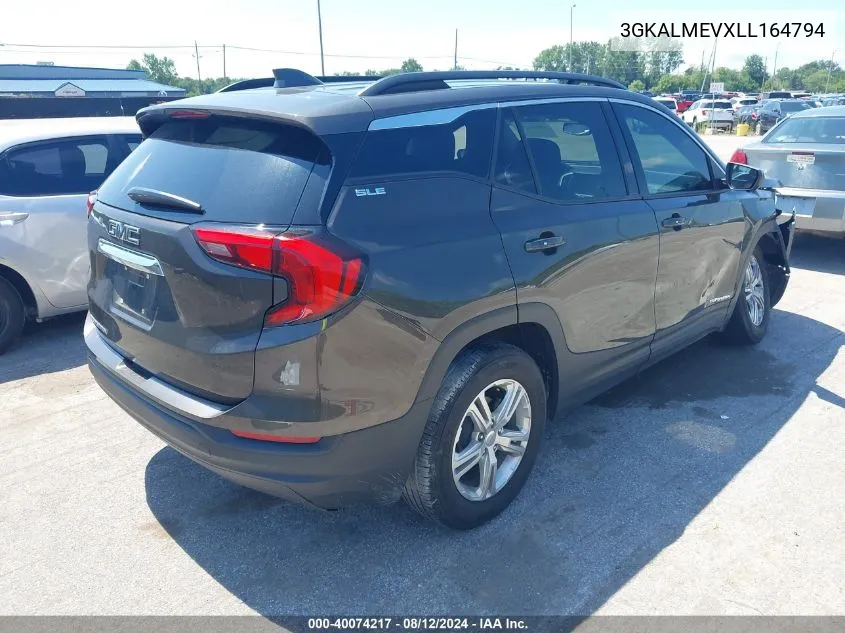 3GKALMEVXLL164794 2020 GMC Terrain Fwd Sle