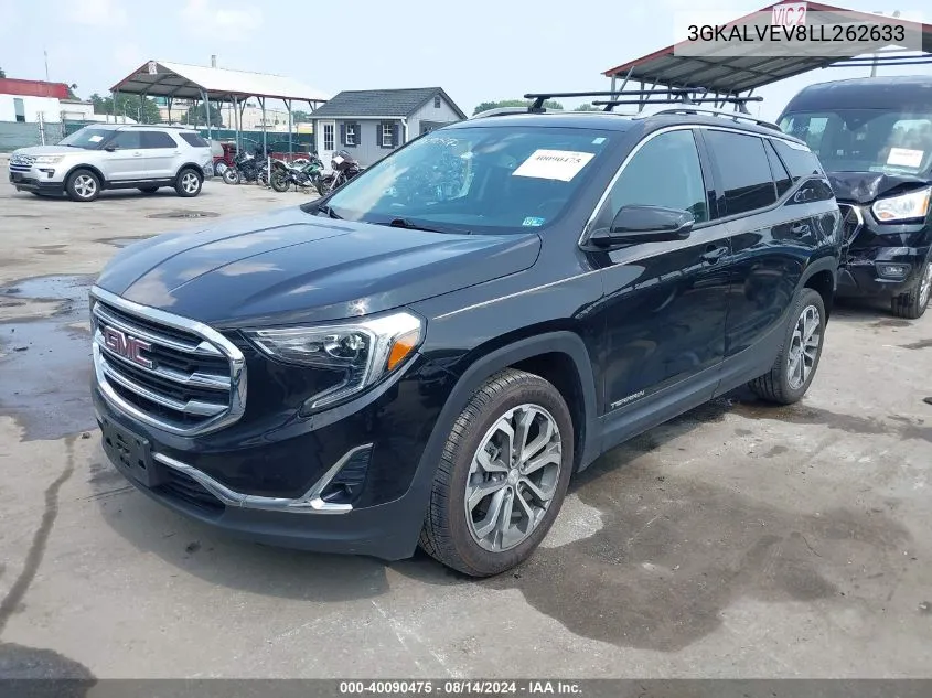 2020 GMC Terrain Awd Slt VIN: 3GKALVEV8LL262633 Lot: 40090475