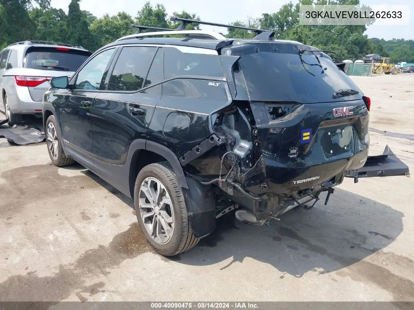 2020 GMC Terrain Awd Slt VIN: 3GKALVEV8LL262633 Lot: 40090475