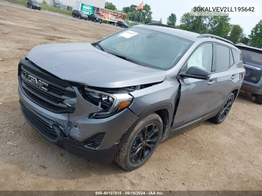 2020 GMC Terrain Awd Slt VIN: 3GKALVEV2LL195642 Lot: 40107815