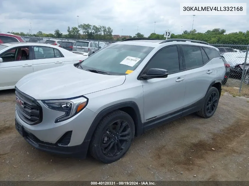 2020 GMC Terrain Fwd Sle VIN: 3GKALMEV4LL332168 Lot: 40120331