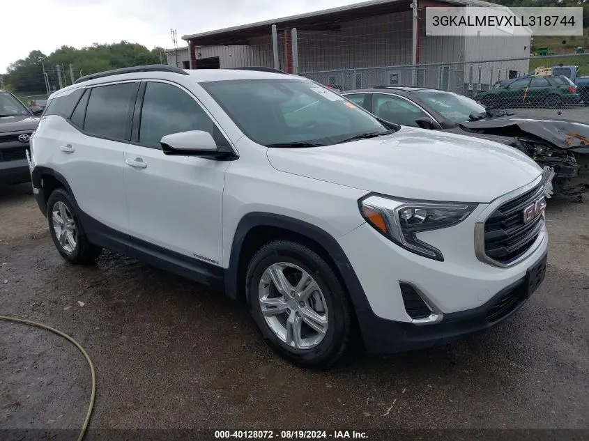 2020 GMC Terrain Fwd Sle VIN: 3GKALMEVXLL318744 Lot: 40128072