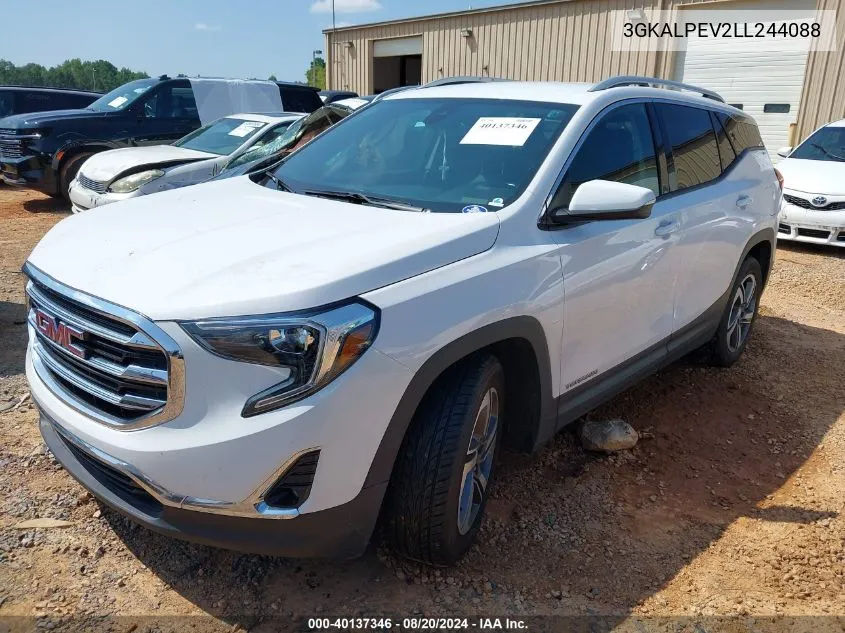 2020 GMC Terrain Fwd Slt VIN: 3GKALPEV2LL244088 Lot: 40137346