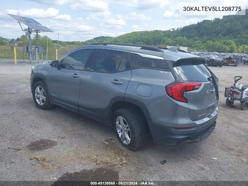 2020 GMC Terrain Awd Sle VIN: 3GKALTEV5LL208775 Lot: 40139568