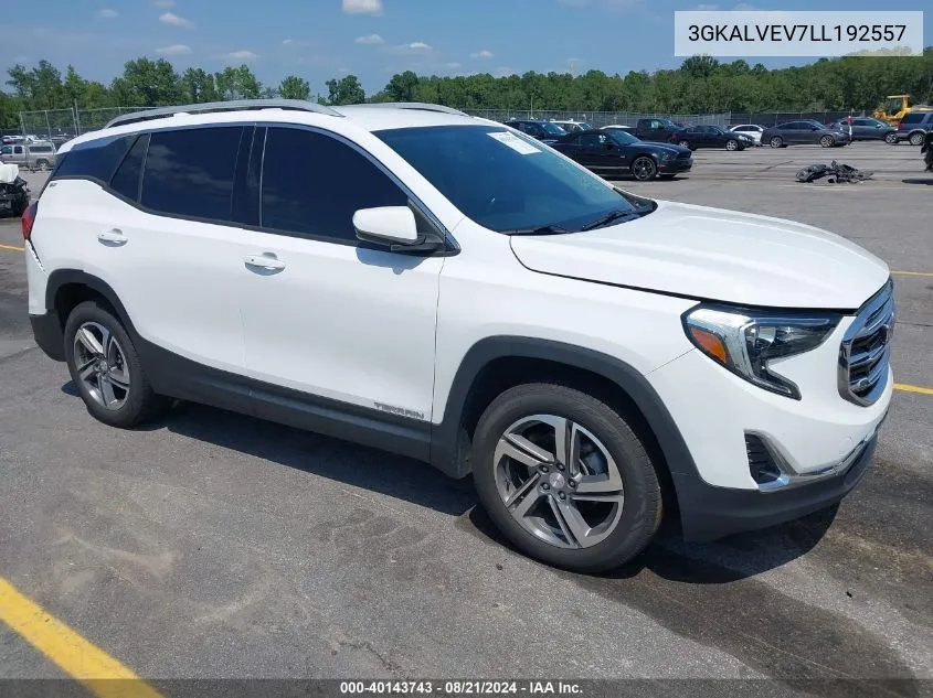 2020 GMC Terrain Awd Slt VIN: 3GKALVEV7LL192557 Lot: 40143743