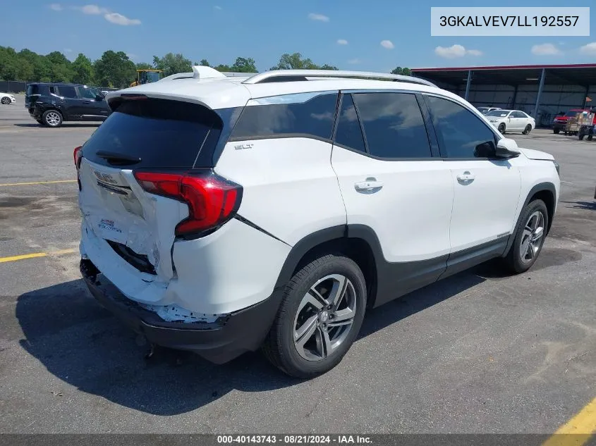 2020 GMC Terrain Awd Slt VIN: 3GKALVEV7LL192557 Lot: 40143743