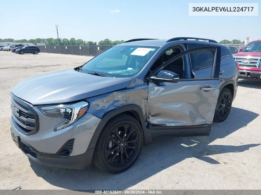 2020 GMC Terrain Fwd Slt VIN: 3GKALPEV6LL224717 Lot: 40152531