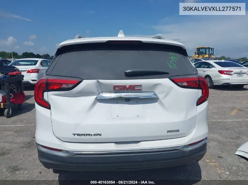 2020 GMC Terrain Slt VIN: 3GKALVEVXLL277571 Lot: 40163054