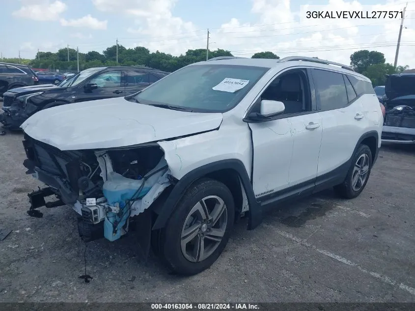 2020 GMC Terrain Slt VIN: 3GKALVEVXLL277571 Lot: 40163054