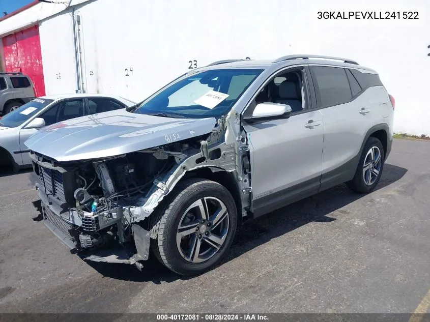 2020 GMC Terrain Fwd Slt VIN: 3GKALPEVXLL241522 Lot: 40172081