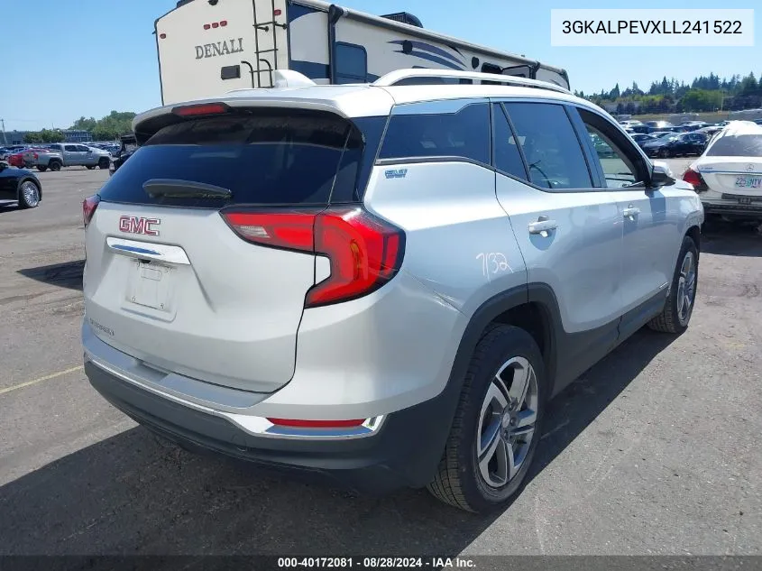 2020 GMC Terrain Fwd Slt VIN: 3GKALPEVXLL241522 Lot: 40172081