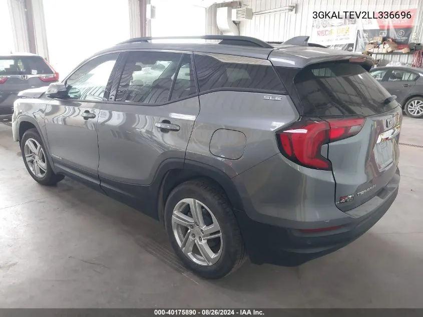 2020 GMC Terrain Awd Sle VIN: 3GKALTEV2LL336696 Lot: 40175890