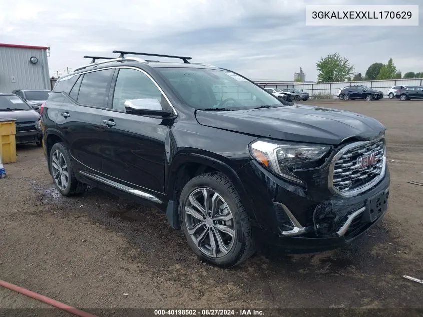 3GKALXEXXLL170629 2020 GMC Terrain Awd Denali