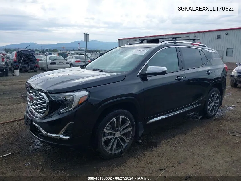 3GKALXEXXLL170629 2020 GMC Terrain Awd Denali