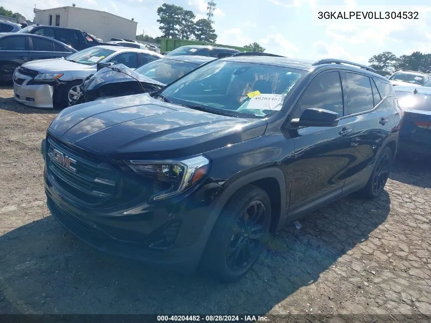 2020 GMC Terrain Fwd Slt VIN: 3GKALPEV0LL304532 Lot: 40204482