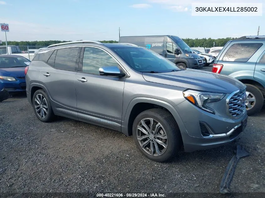 2020 GMC Terrain Awd Denali VIN: 3GKALXEX4LL285002 Lot: 40221606