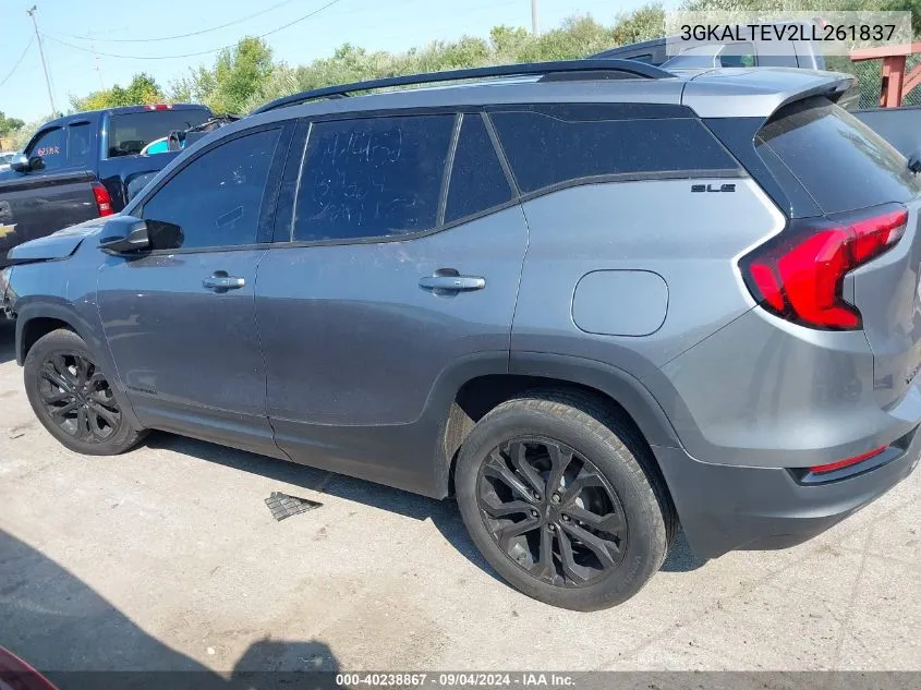 2020 GMC Terrain Awd Sle VIN: 3GKALTEV2LL261837 Lot: 40238867