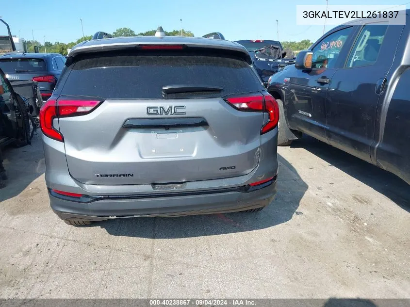 2020 GMC Terrain Awd Sle VIN: 3GKALTEV2LL261837 Lot: 40238867