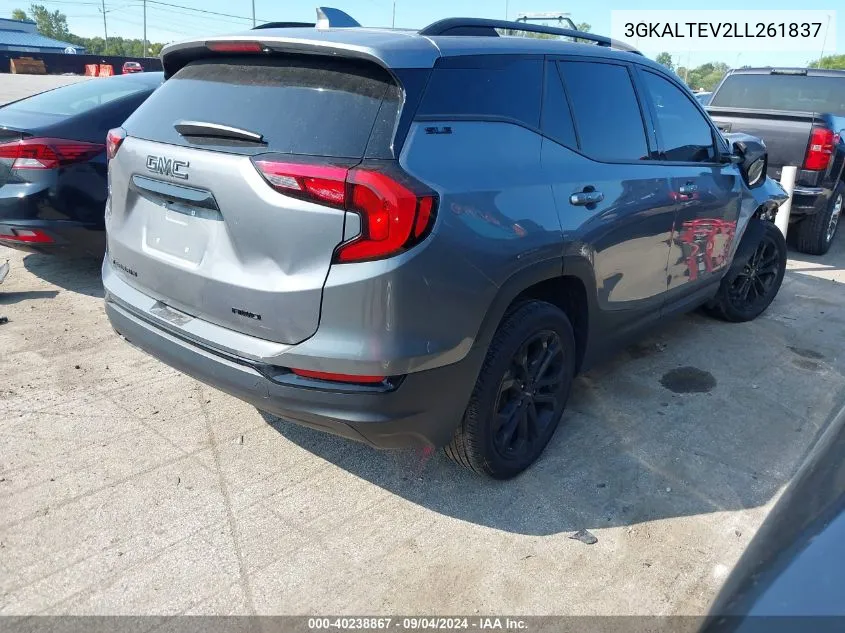 2020 GMC Terrain Awd Sle VIN: 3GKALTEV2LL261837 Lot: 40238867