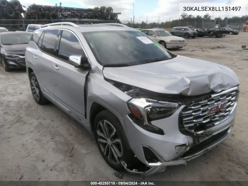 3GKALSEX8LL151497 2020 GMC Terrain Denali