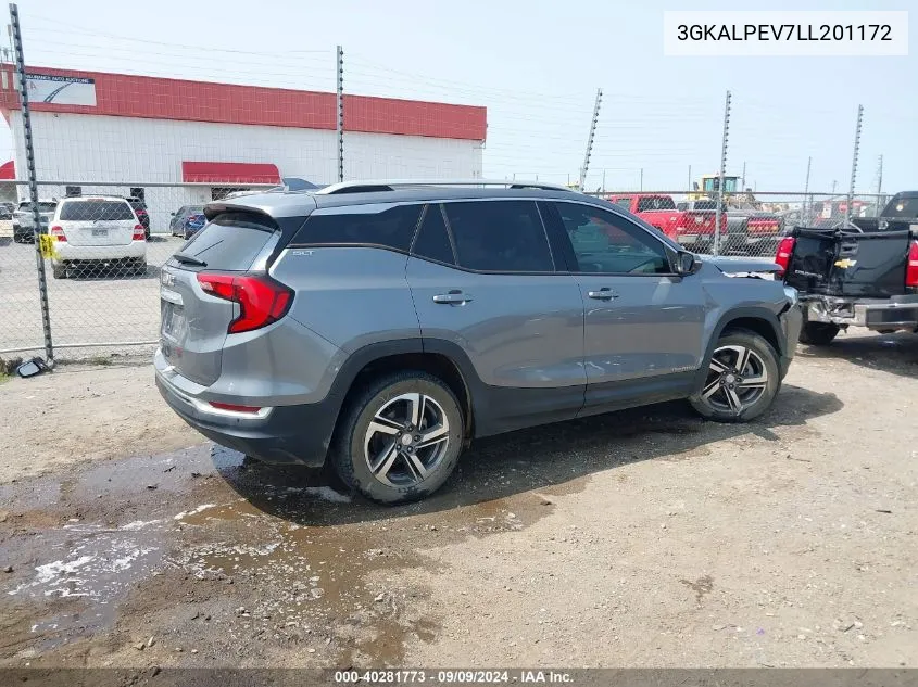 2020 GMC Terrain Fwd Slt VIN: 3GKALPEV7LL201172 Lot: 40281773