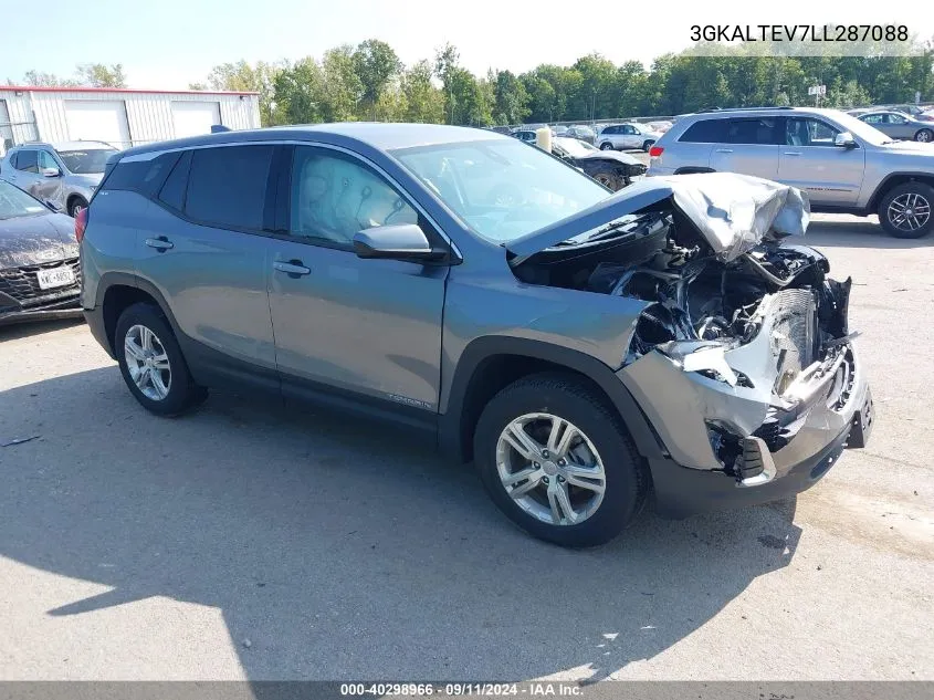 2020 GMC Terrain Awd Sle VIN: 3GKALTEV7LL287088 Lot: 40298966