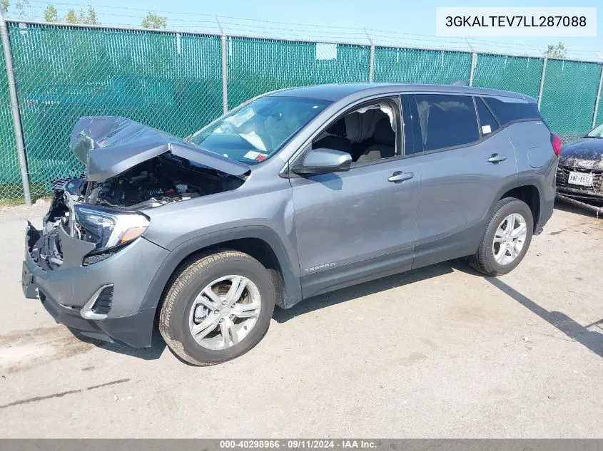 2020 GMC Terrain Awd Sle VIN: 3GKALTEV7LL287088 Lot: 40298966