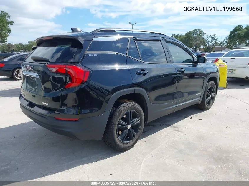 2020 GMC Terrain Awd Sle VIN: 3GKALTEV1LL199668 Lot: 40305729