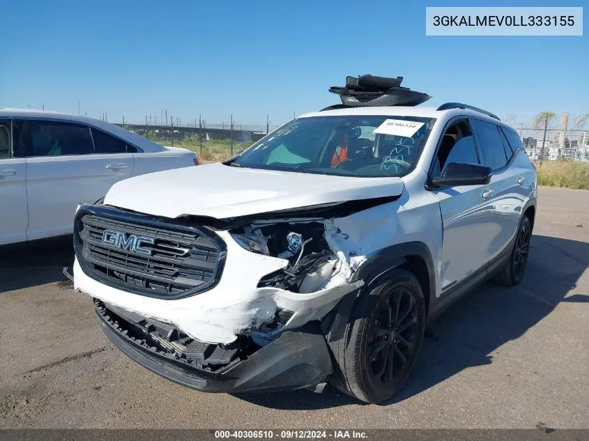 3GKALMEV0LL333155 2020 GMC Terrain Fwd Sle