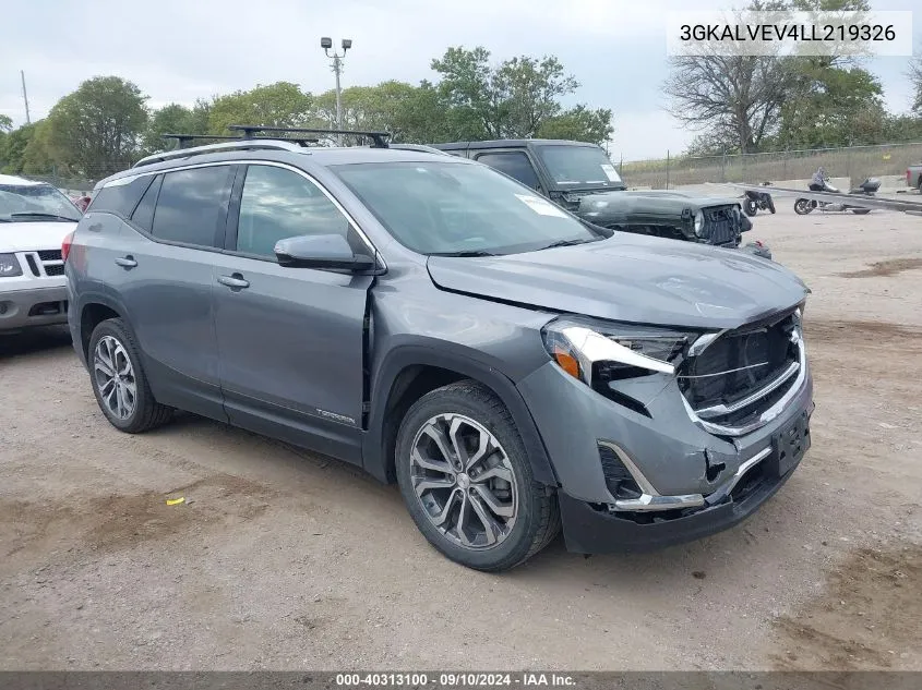 2020 GMC Terrain Awd Slt VIN: 3GKALVEV4LL219326 Lot: 40313100