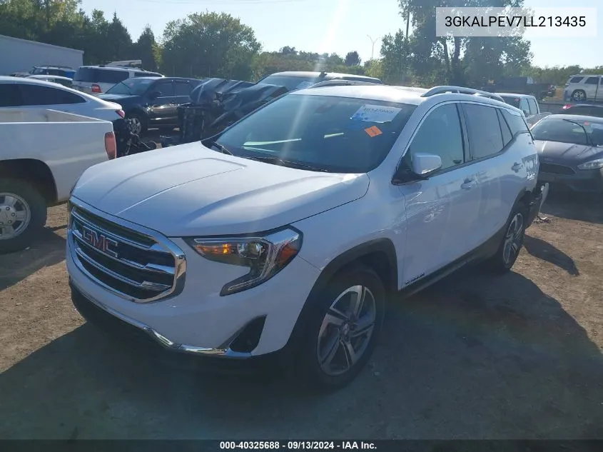 2020 GMC Terrain Fwd Slt VIN: 3GKALPEV7LL213435 Lot: 40325688