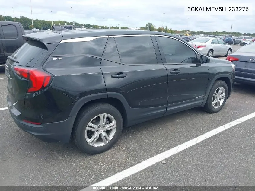 2020 GMC Terrain Fwd Sle VIN: 3GKALMEV5LL233276 Lot: 40331948