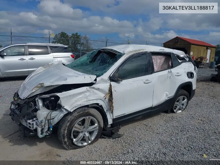 2020 GMC Terrain Awd Sle VIN: 3GKALTEV3LL188817 Lot: 40332667