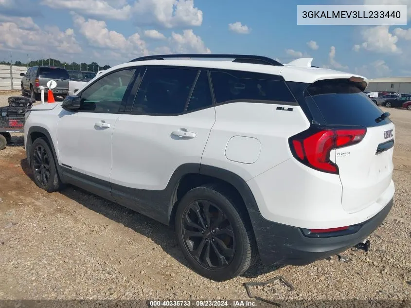 2020 GMC Terrain Sle VIN: 3GKALMEV3LL233440 Lot: 40335733