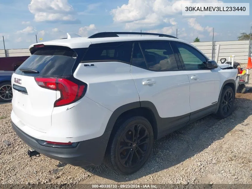 2020 GMC Terrain Sle VIN: 3GKALMEV3LL233440 Lot: 40335733