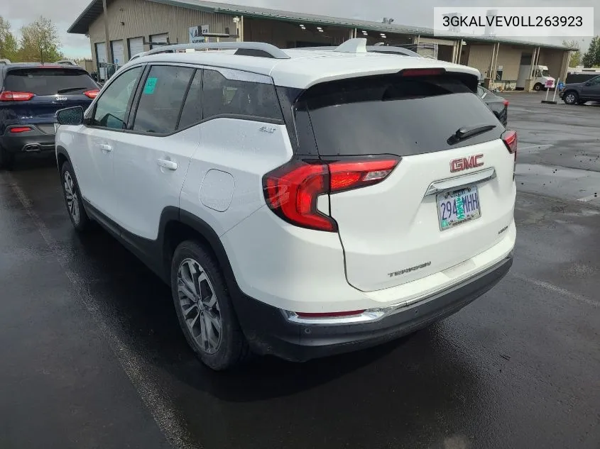 2020 GMC Terrain Slt VIN: 3GKALVEV0LL263923 Lot: 40353391