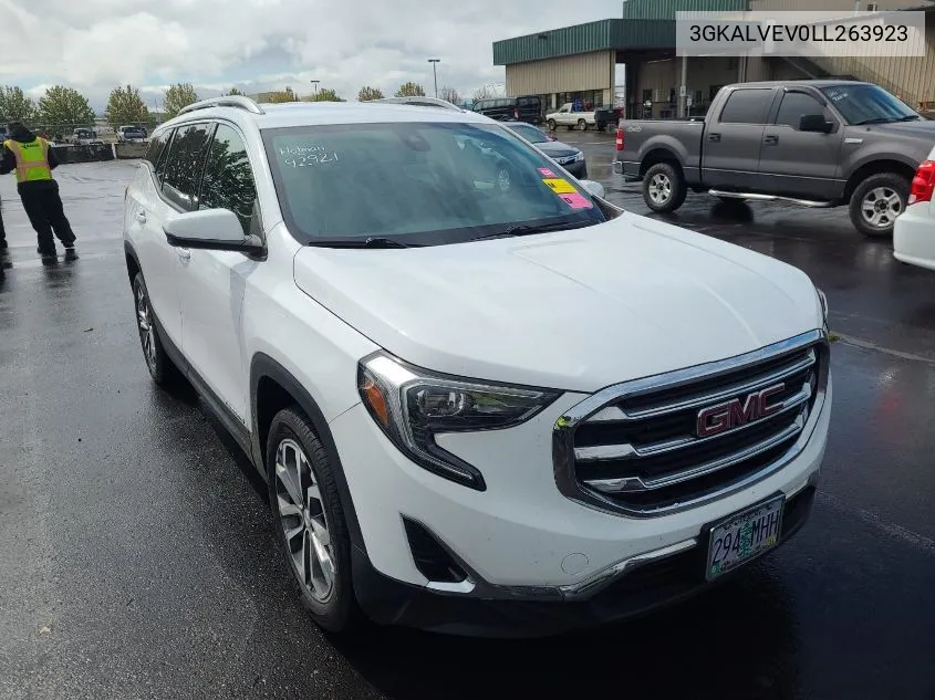 2020 GMC Terrain Slt VIN: 3GKALVEV0LL263923 Lot: 40353391