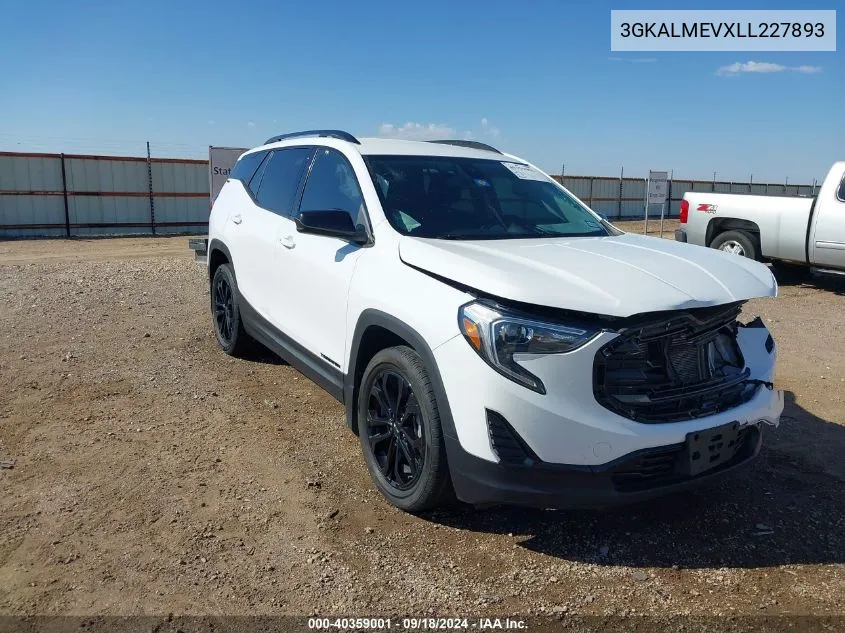 2020 GMC Terrain Fwd Sle VIN: 3GKALMEVXLL227893 Lot: 40359001