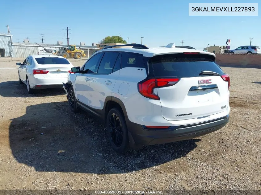 2020 GMC Terrain Fwd Sle VIN: 3GKALMEVXLL227893 Lot: 40359001