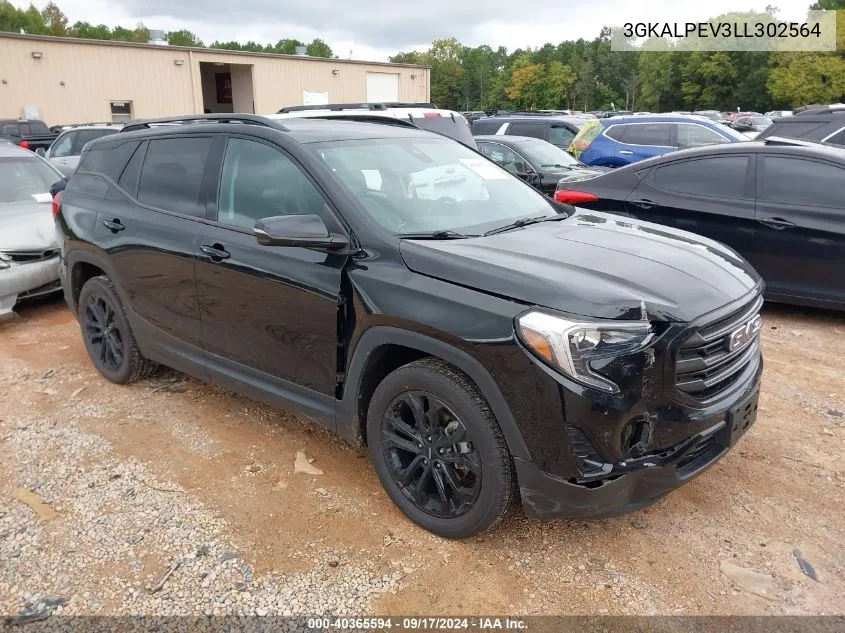 2020 GMC Terrain Fwd Slt VIN: 3GKALPEV3LL302564 Lot: 40365594