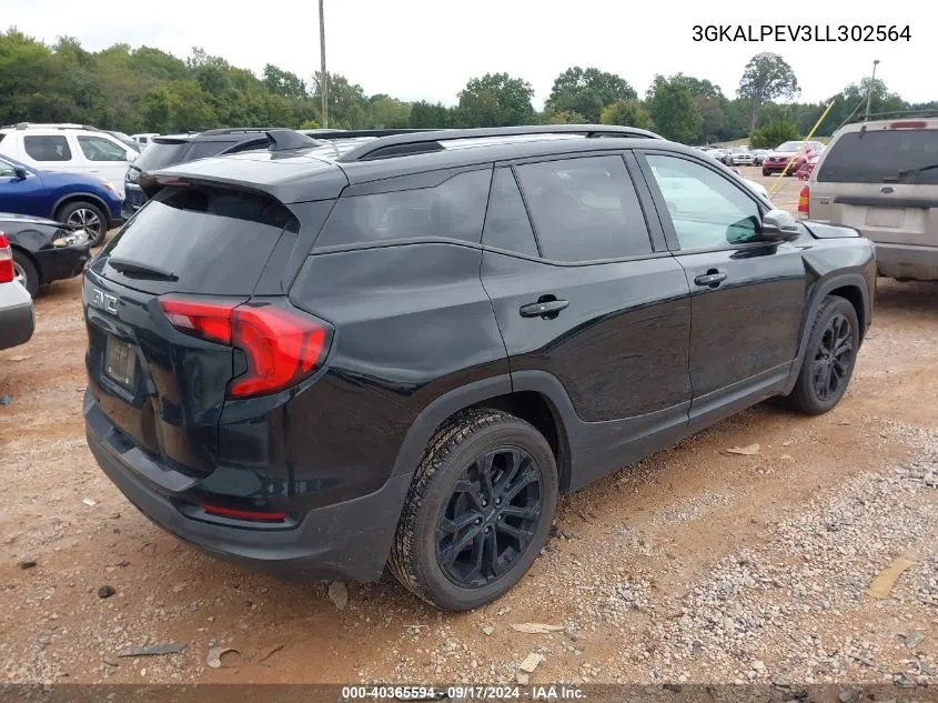 2020 GMC Terrain Fwd Slt VIN: 3GKALPEV3LL302564 Lot: 40365594