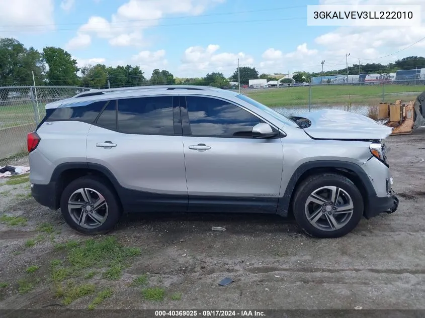 2020 GMC Terrain Awd Slt VIN: 3GKALVEV3LL222010 Lot: 40369025