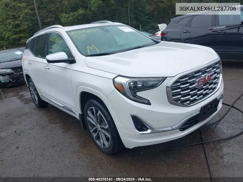 2020 GMC Terrain Awd Denali VIN: 3GKALXEX6LL287706 Lot: 40378141