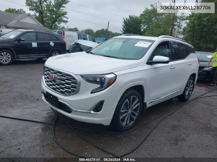 2020 GMC Terrain Awd Denali VIN: 3GKALXEX6LL287706 Lot: 40378141