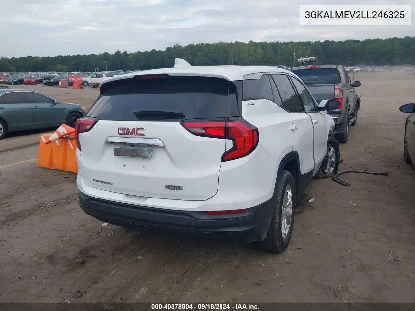 2020 GMC Terrain Sle VIN: 3GKALMEV2LL246325 Lot: 40378804