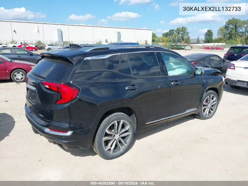 2020 GMC Terrain Awd Denali VIN: 3GKALXEX2LL132733 Lot: 40382590