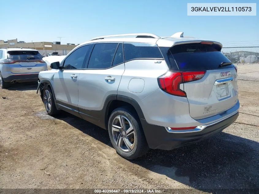 2020 GMC Terrain Awd Slt VIN: 3GKALVEV2LL110573 Lot: 40390447