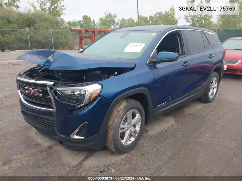 2020 GMC Terrain Awd Sle VIN: 3GKALTEV2LL176769 Lot: 40393879